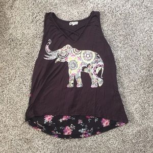Elephant tank top